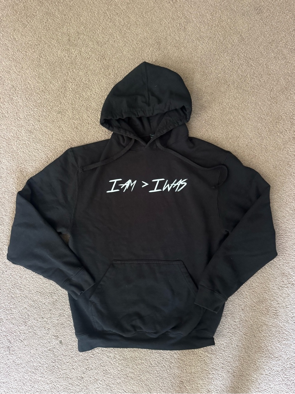 Black graphic hoodie